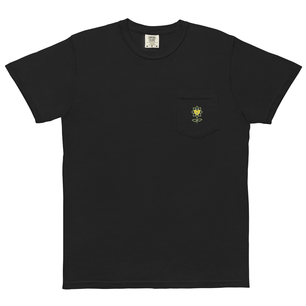 Tear or Rain Unisex garment-dyed pocket t-shirt - Alivwood