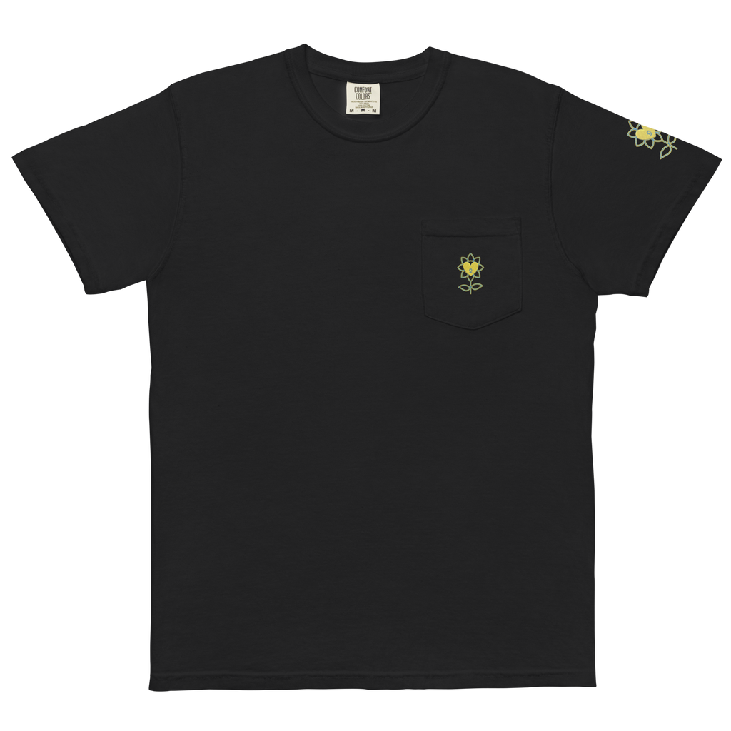 Cactus Home decor Unisex garment-dyed pocket t-shirt - Alivwood