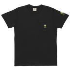 Peacock Home Decor Unisex Garment-Dyed Pocket T-Shirt - Alivwood