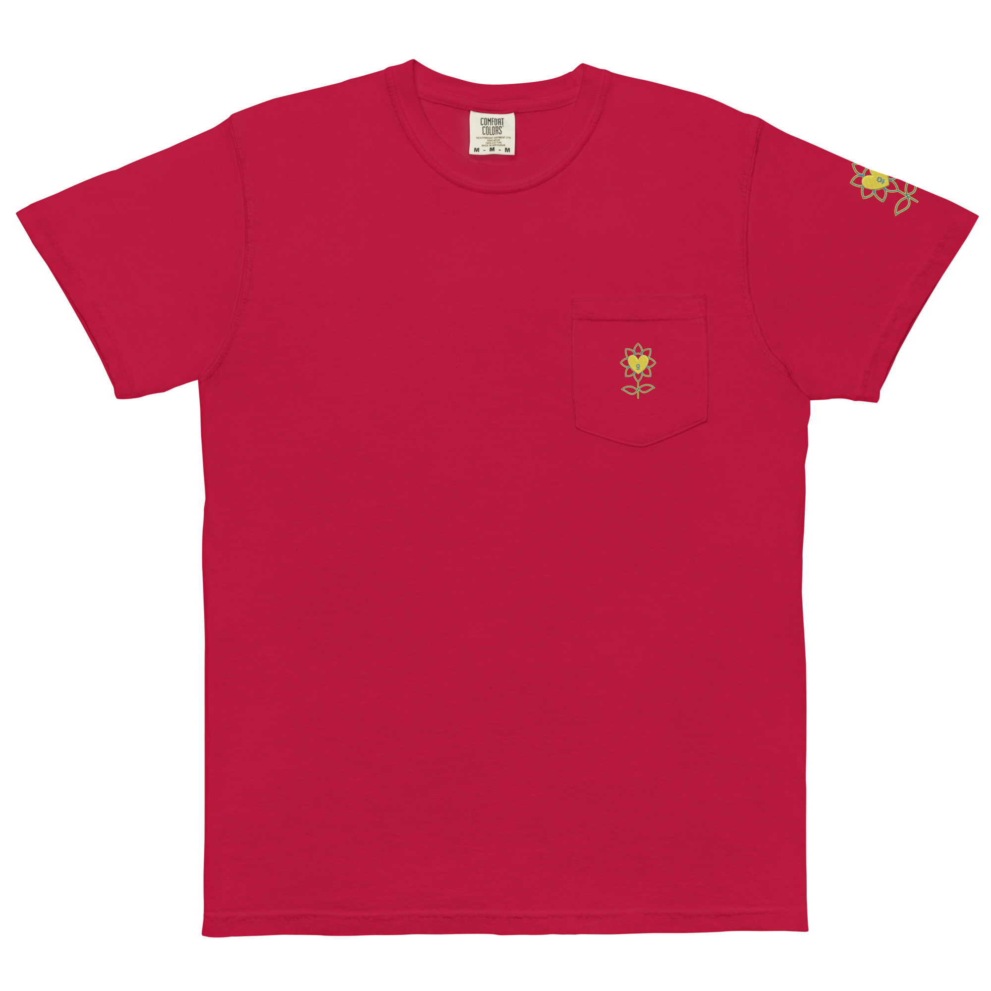 Cactus Home decor Unisex garment-dyed pocket t-shirt - Alivwood
