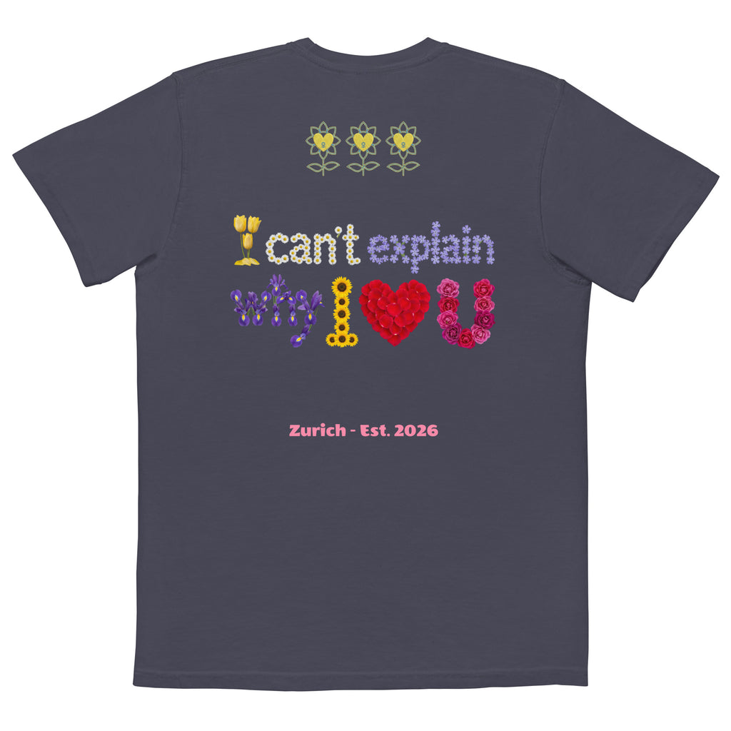 I can't explain Unisex garment-dyed pocket t-shirt - Alivwood