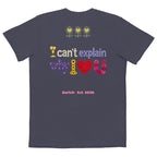 I can't explain Unisex garment-dyed pocket t-shirt - Alivwood