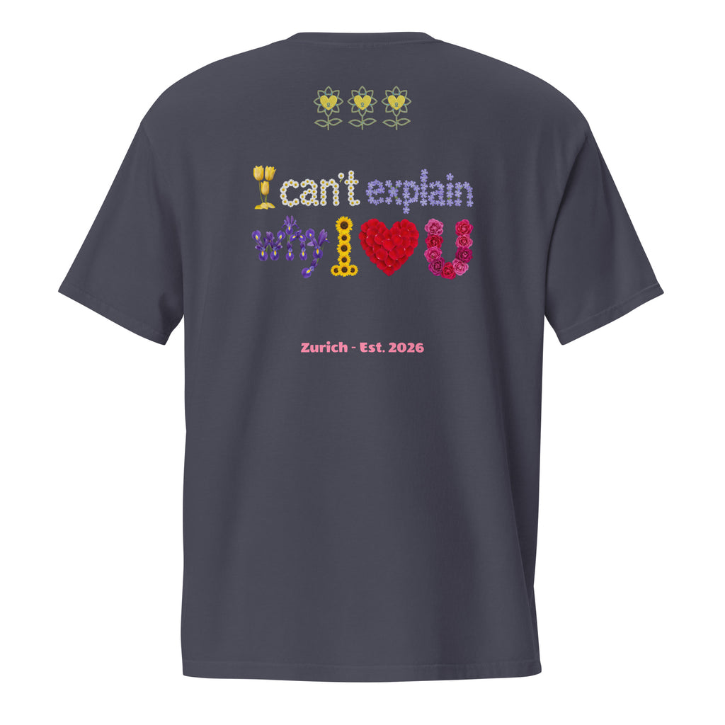 I can't explain Unisex garment-dyed pocket t-shirt - Alivwood