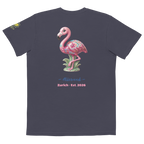 Pink Flamingo Home decor Unisex garment-dyed pocket t-shirt - Alivwood
