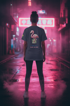 Pink Flamingo Home decor Unisex garment-dyed pocket t-shirt - Alivwood