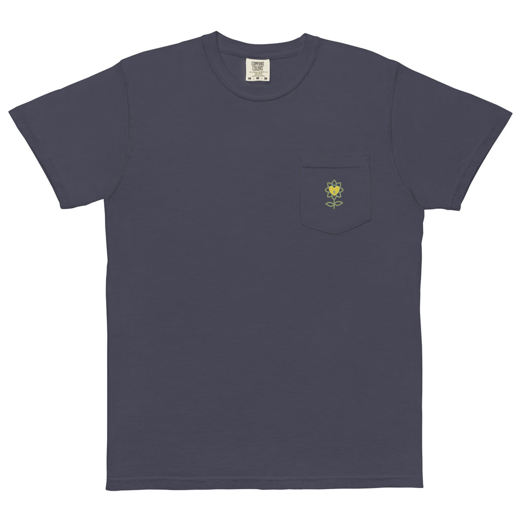 I can't explain Unisex garment-dyed pocket t-shirt - Alivwood