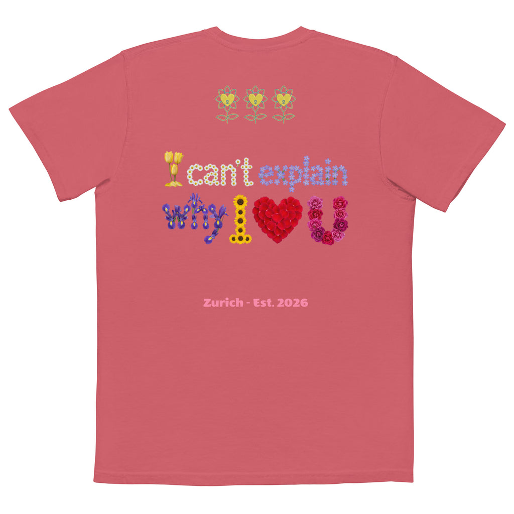 I can't explain Unisex garment-dyed pocket t-shirt - Alivwood