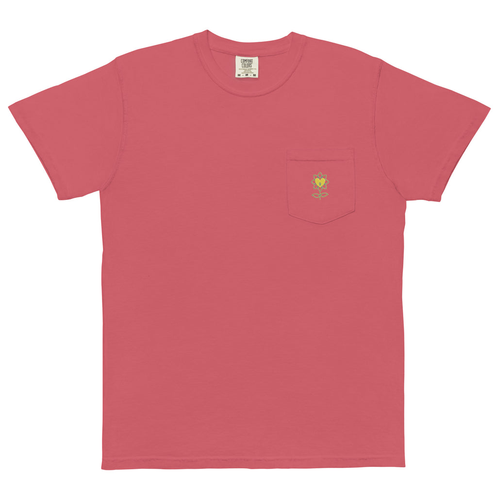 I can't explain Unisex garment-dyed pocket t-shirt - Alivwood