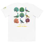 Peacock Home Decor Unisex Garment-Dyed Pocket T-Shirt - Alivwood
