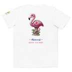 Pink Flamingo Home decor Unisex garment-dyed pocket t-shirt - Alivwood