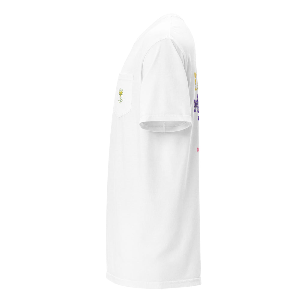 I can't explain Unisex garment-dyed pocket t-shirt - Alivwood