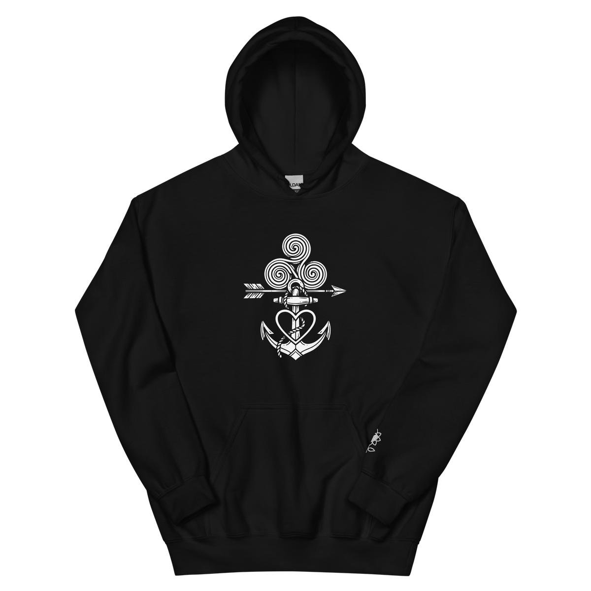 Tatoo AnchorArrowTriskelionHeart Unisex Hoodie - Alivwood