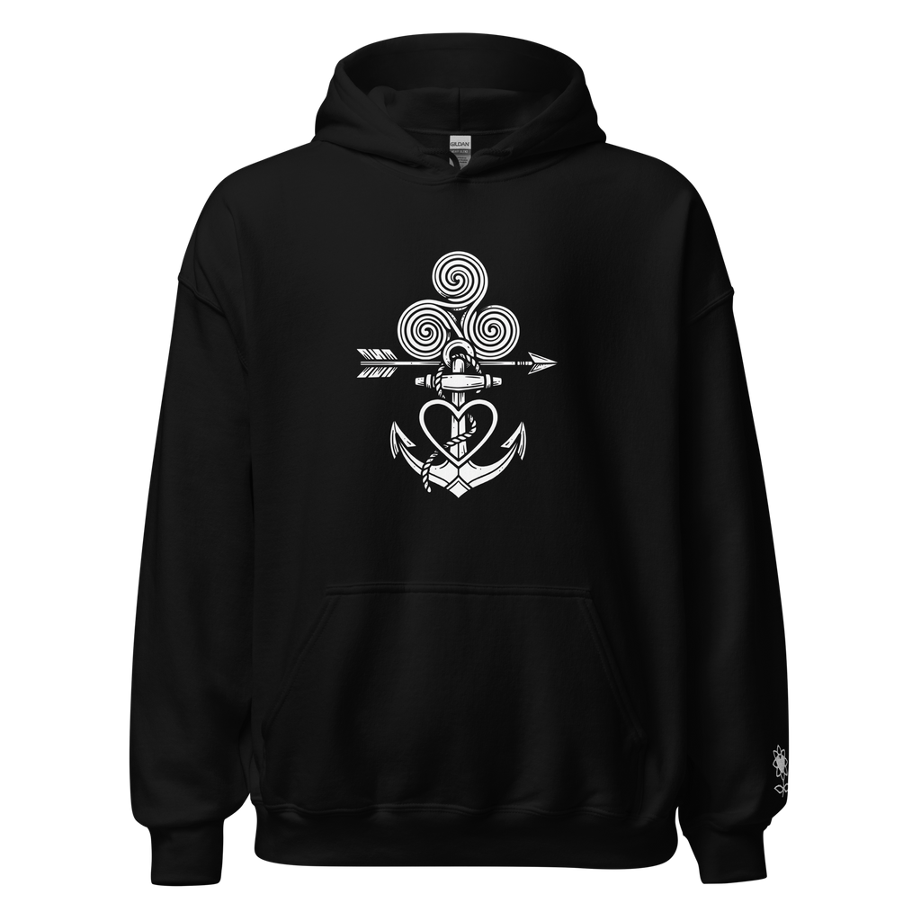 Tatoo AnchorArrowTriskelionHeart Unisex Hoodie - Alivwood