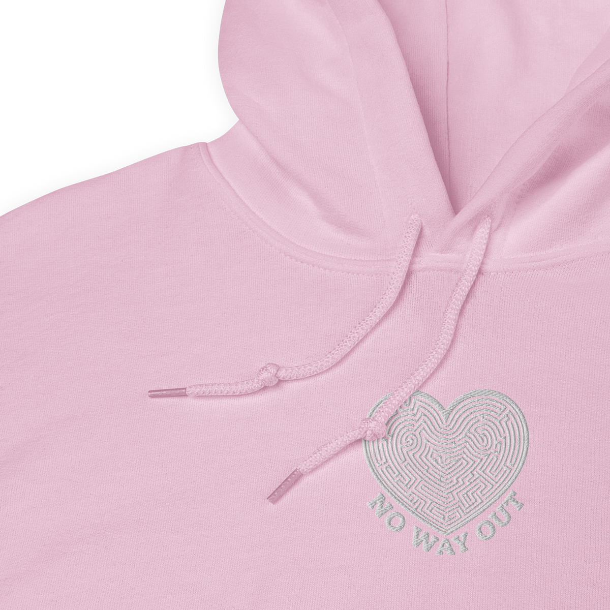 No Way Out Embroidery Unisex Hoodie - Alivwood