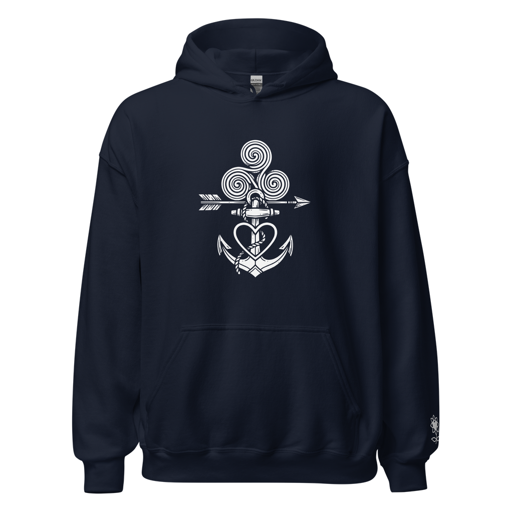 Tatoo AnchorArrowTriskelionHeart Unisex Hoodie - Alivwood