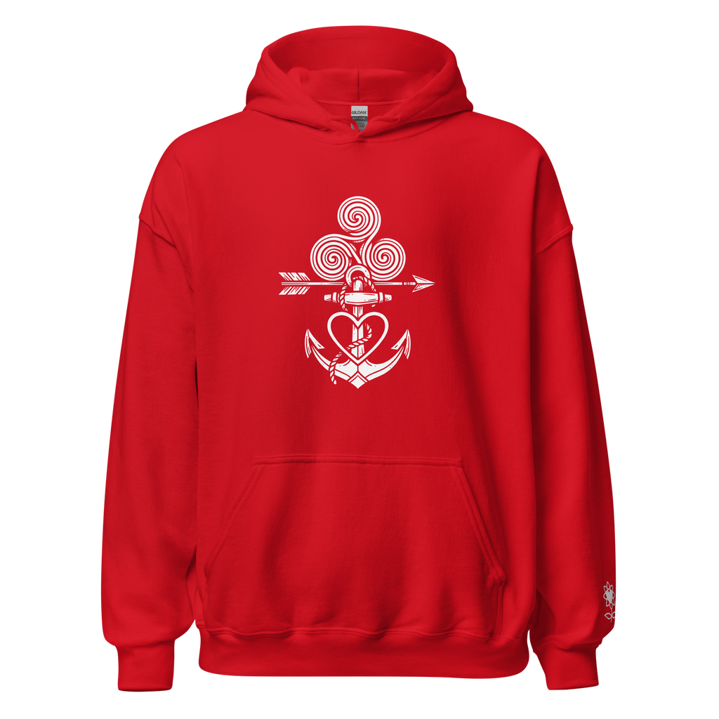 Tatoo AnchorArrowTriskelionHeart Unisex Hoodie - Alivwood