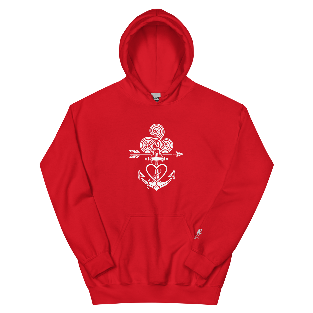 Tatoo AnchorArrowTriskelionHeart Unisex Hoodie - Alivwood