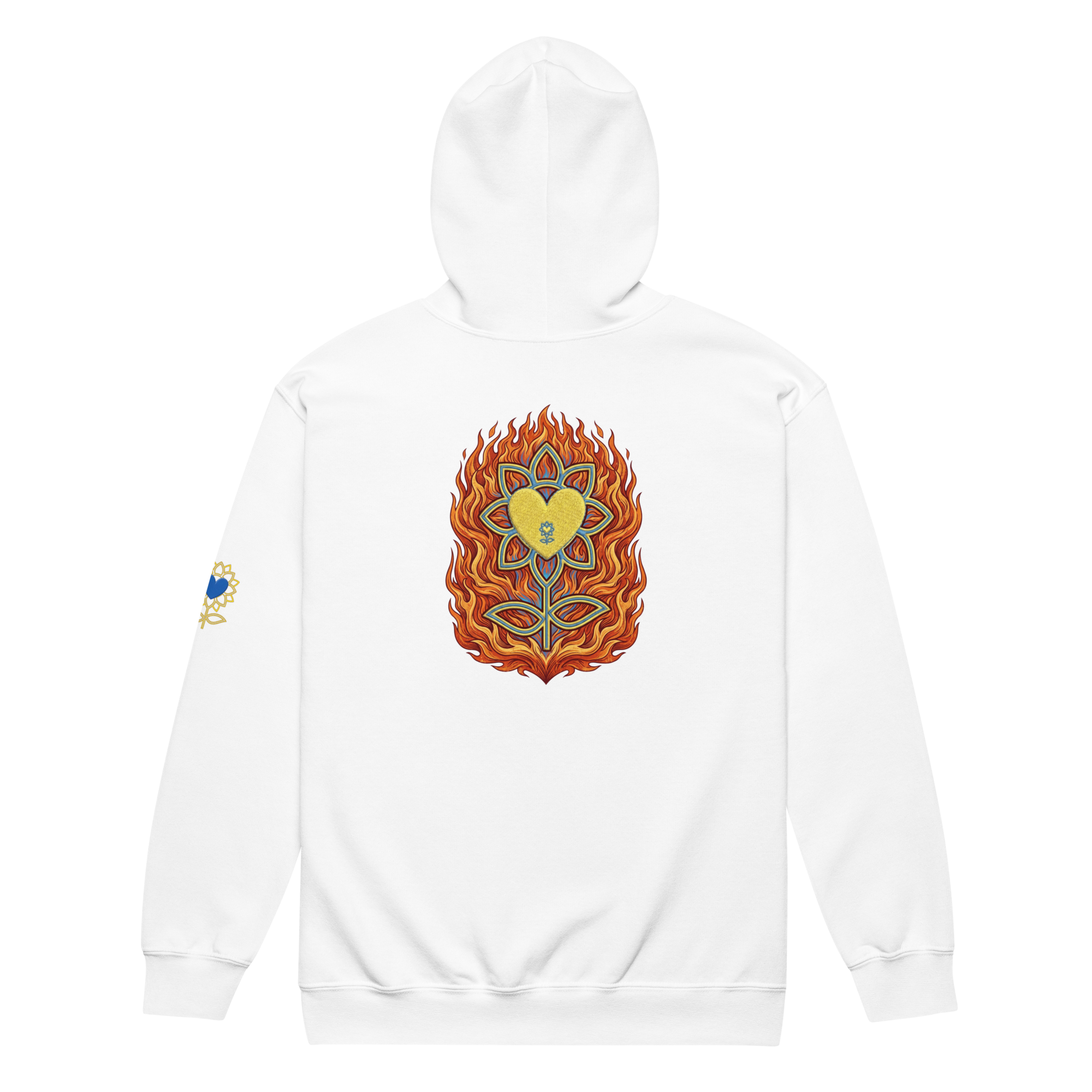 Alivwood4Symbols Unisex heavy blend zip hoodie - Alivwood