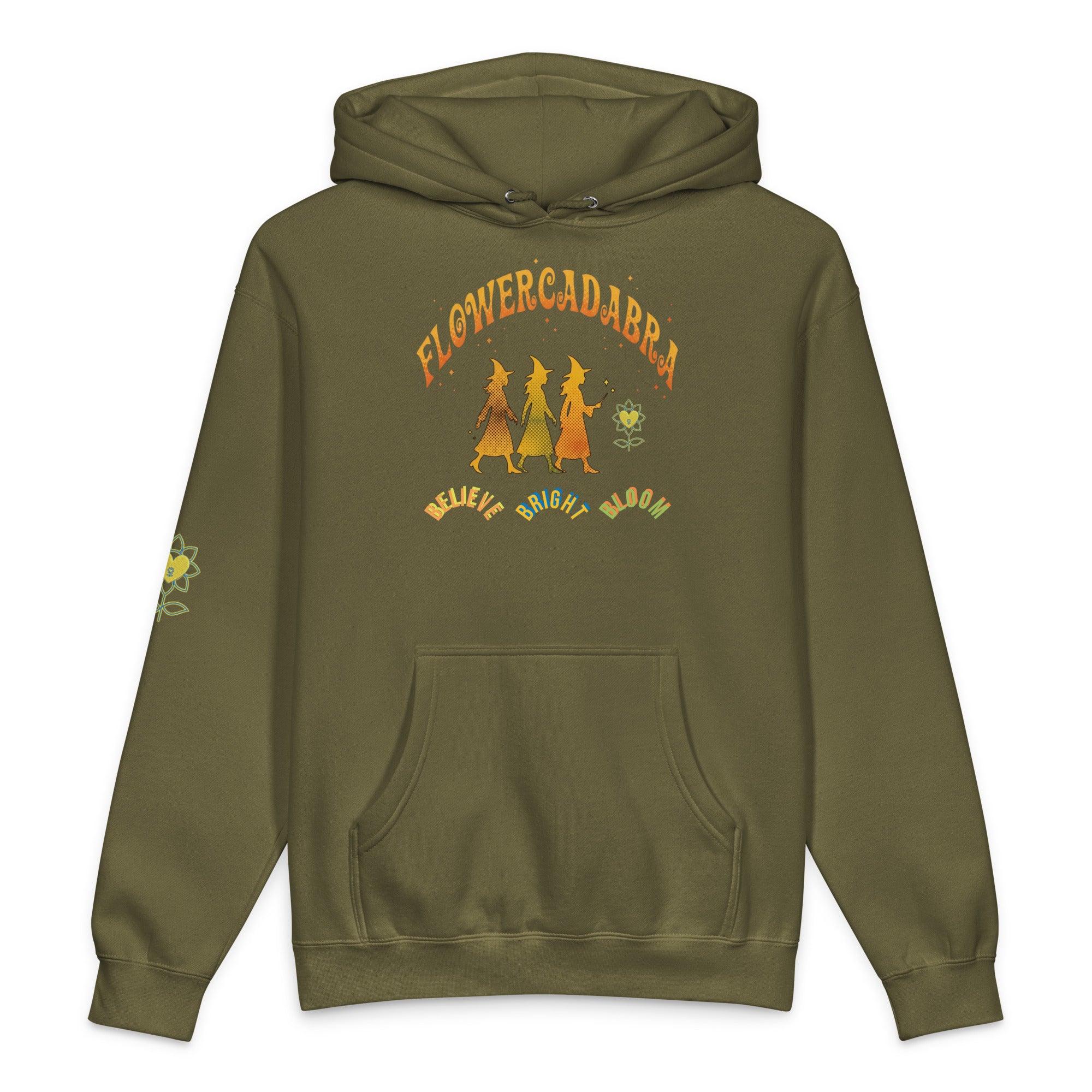 Flowercadabra Unisex Heavyweight Hooded Sweatshirt | Independent Trading Co. IND4000 - Alivwood