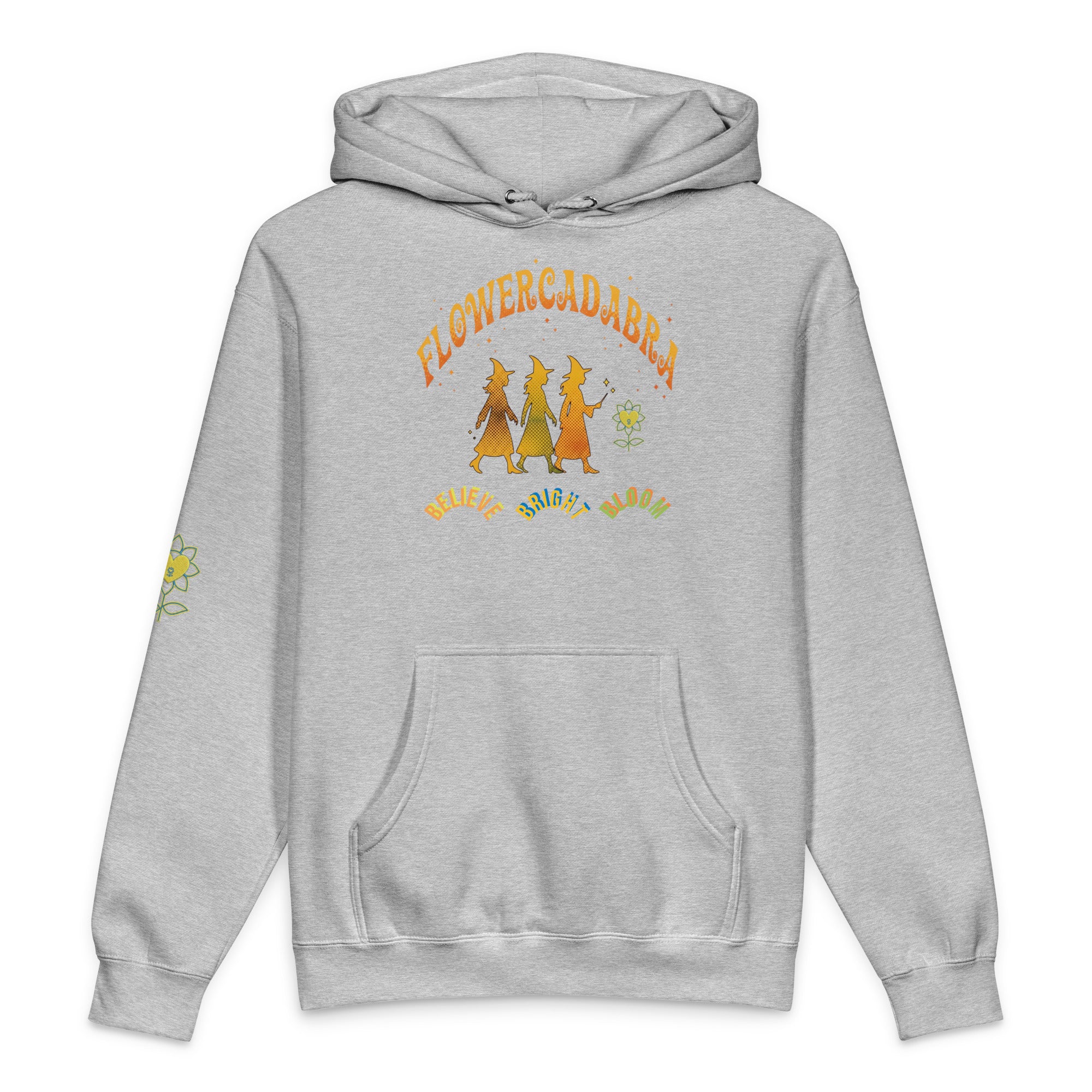 Flowercadabra Unisex Heavyweight Hooded Sweatshirt | Independent Trading Co. IND4000 - Alivwood