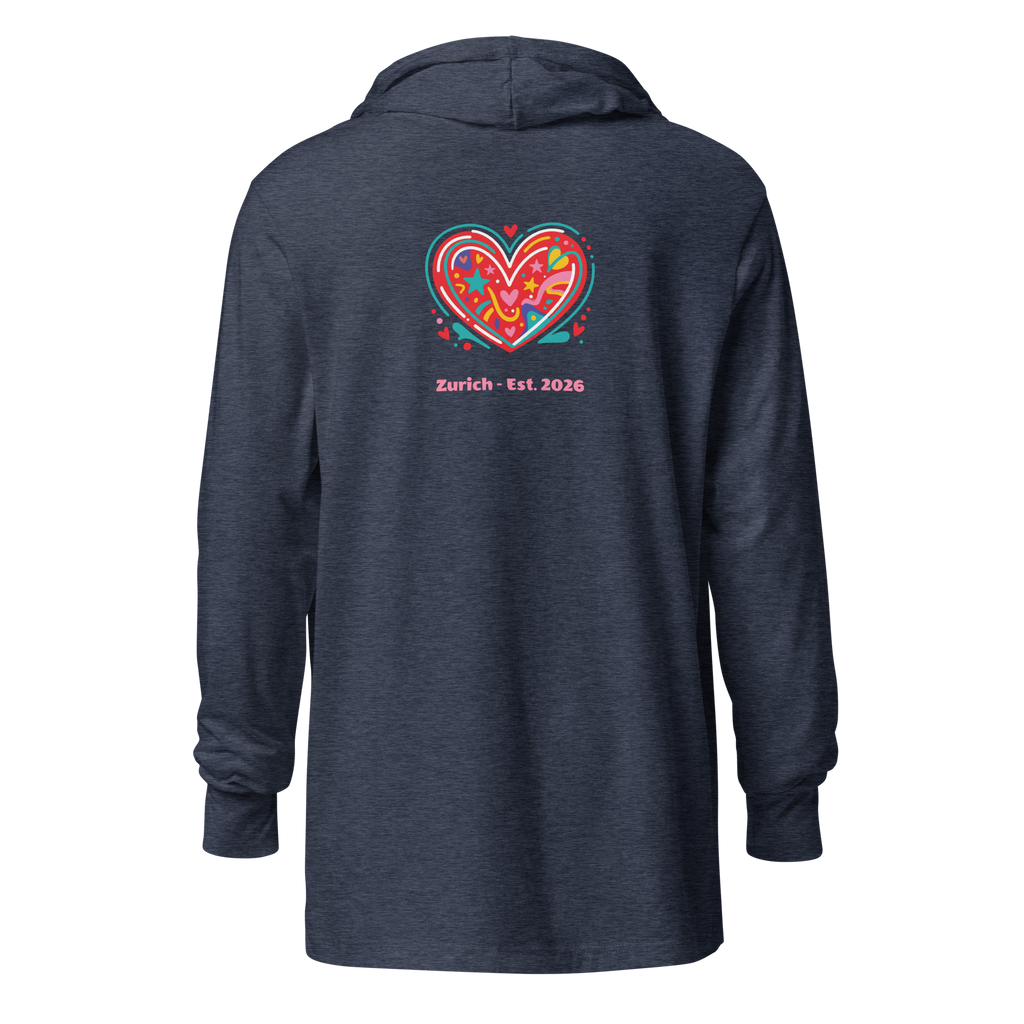 Alivwood Big Heart Hooded Long-Sleeve Tee - Alivwood