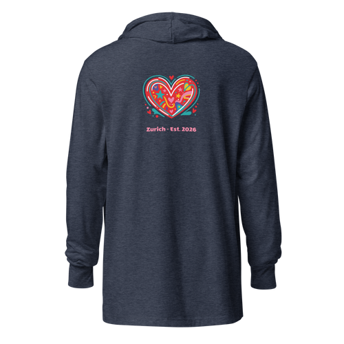 Alivwood Big Heart Hooded Long-Sleeve Tee - Alivwood
