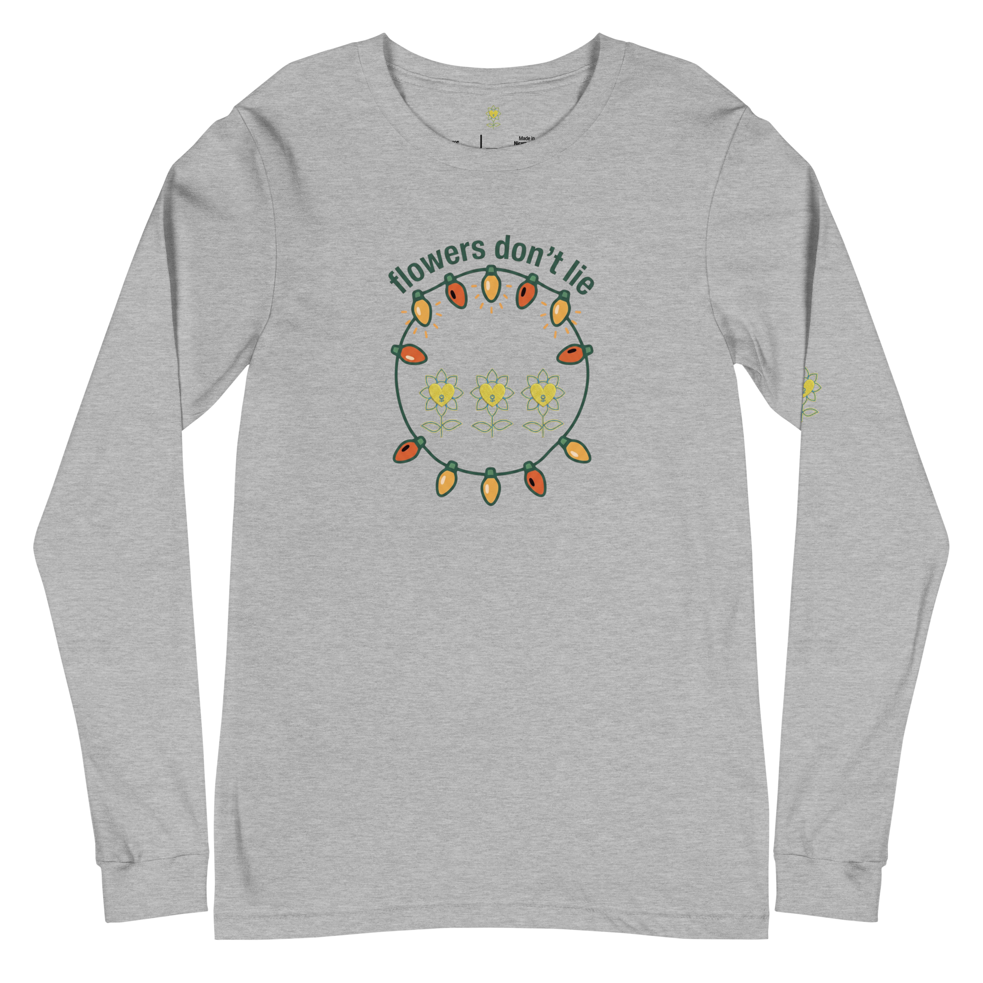FlowersDontLie Unisex Long Sleeve Tee - Alivwood