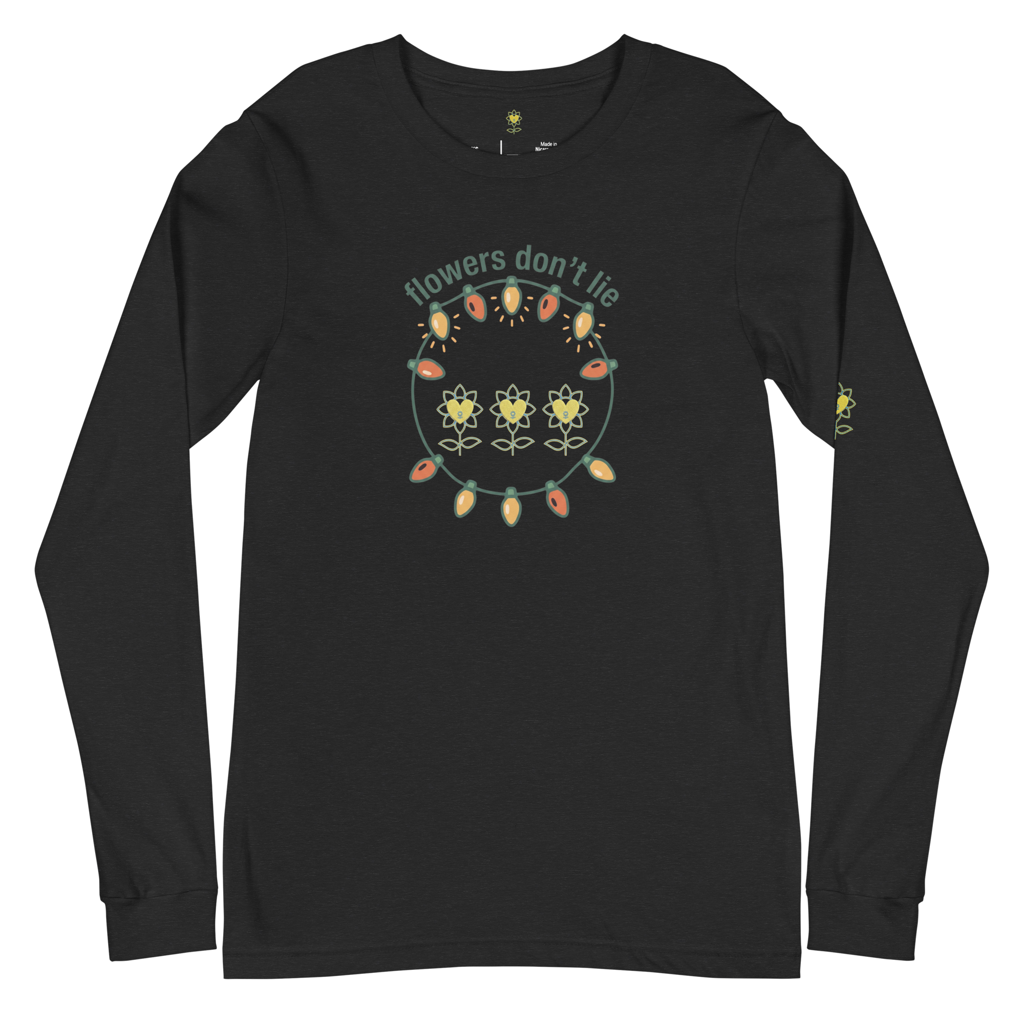 FlowersDontLie Unisex Long Sleeve Tee - Alivwood