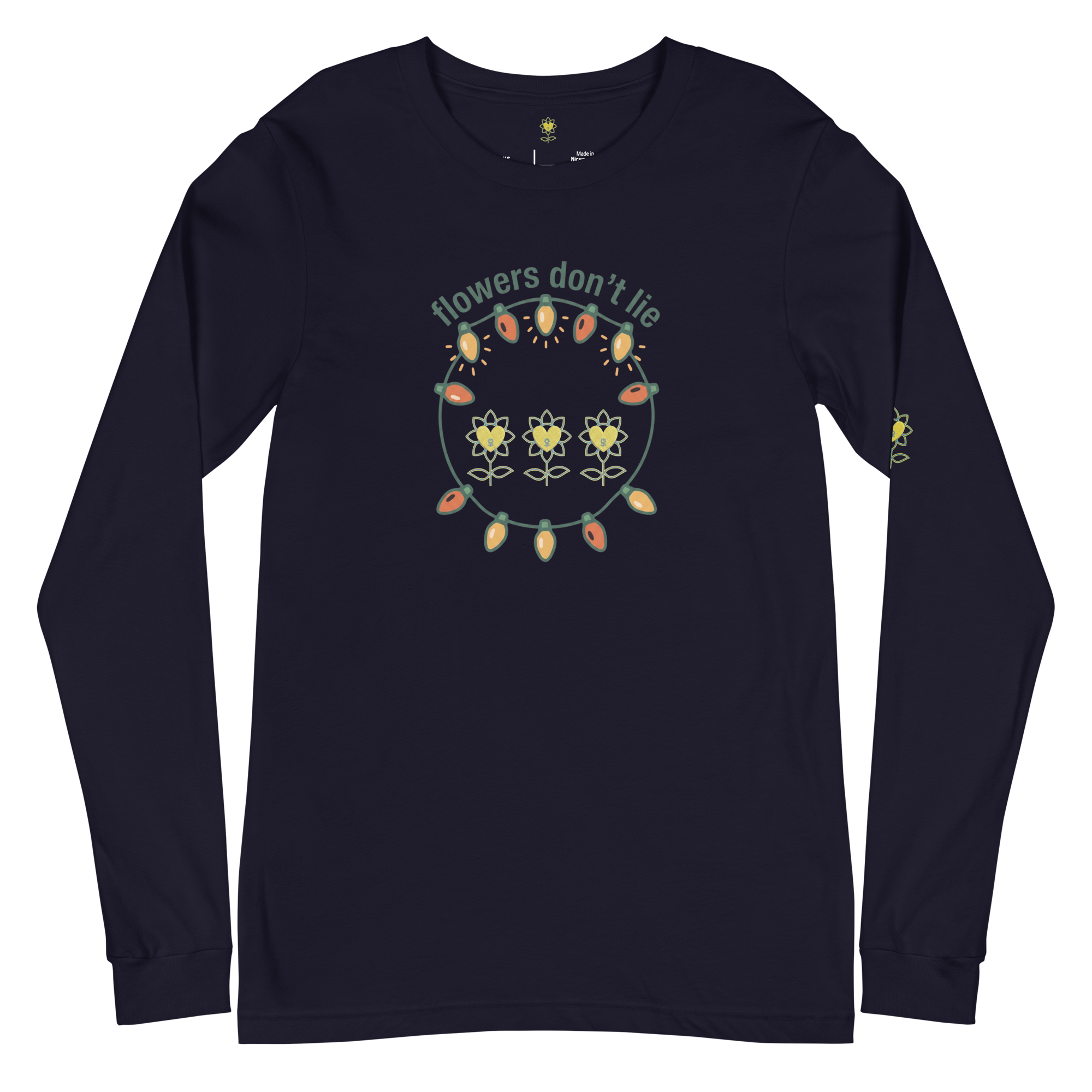 FlowersDontLie Unisex Long Sleeve Tee - Alivwood