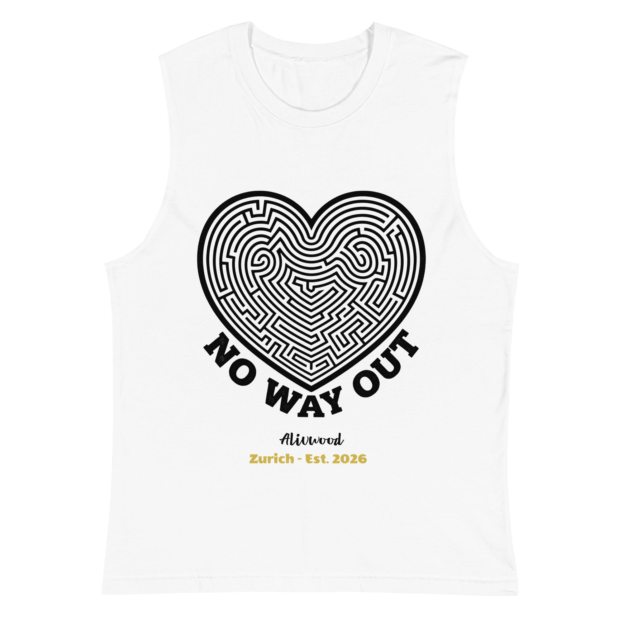 No way Out Muscle Shirt - Alivwood