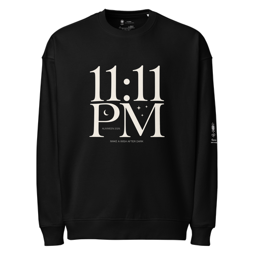 11:11 Unisex organic oversized sweatshirt - Alivwood