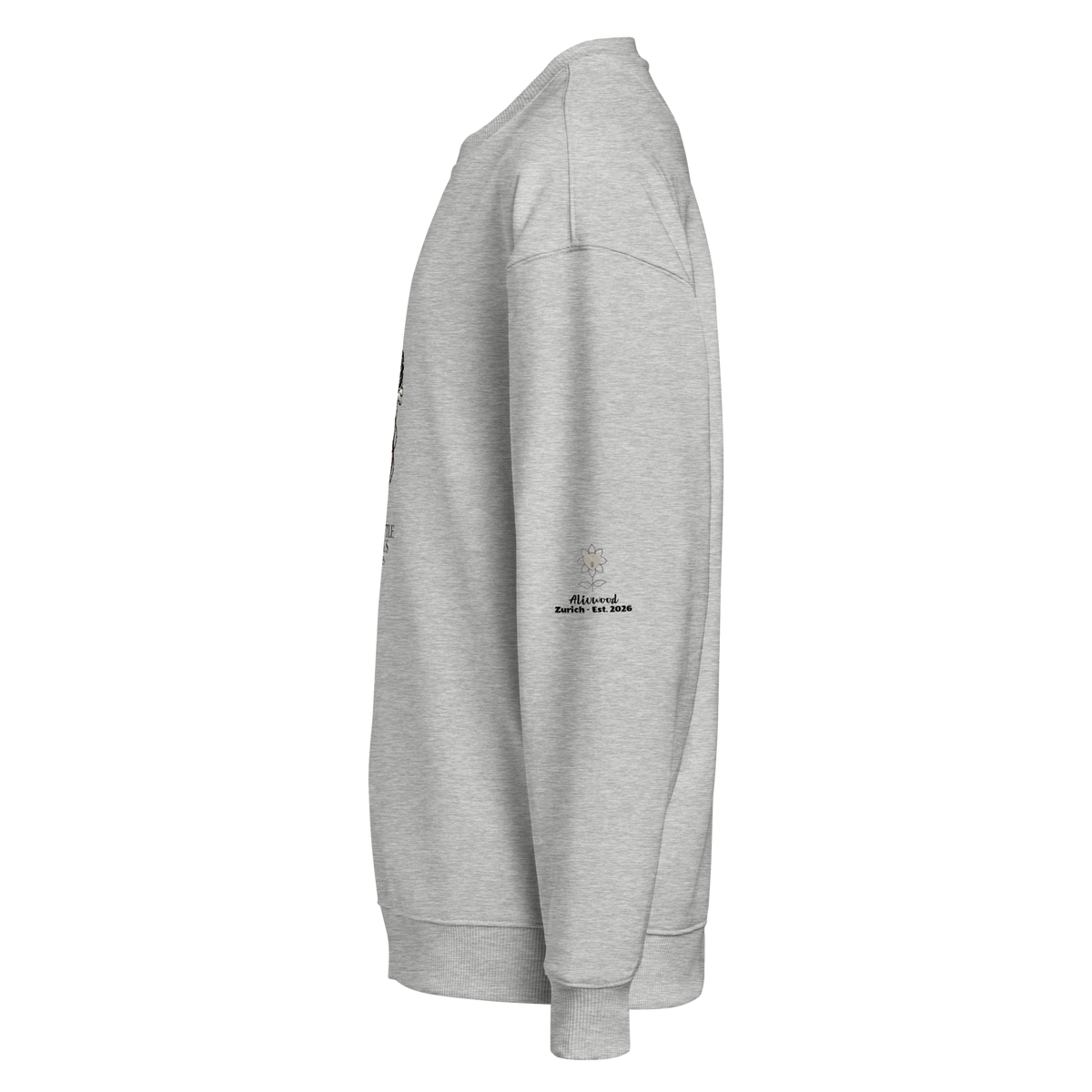 Love is a little dangerous Unisex organic oversized sweatshirt - Alivwood