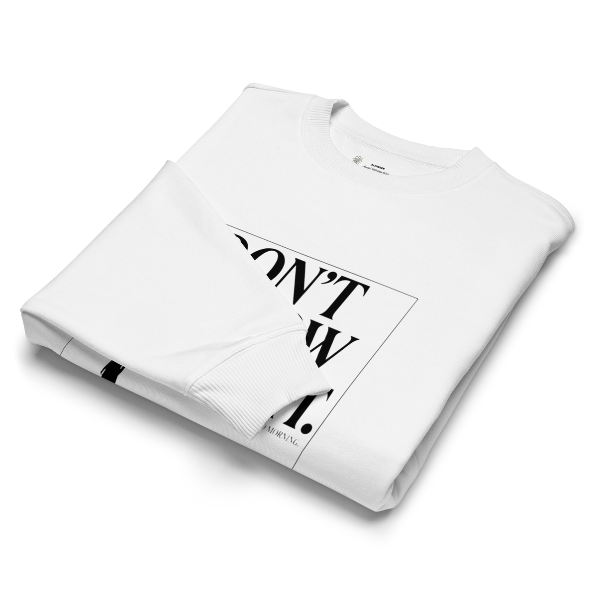 Don't follow the light Unisex organic oversized sweatshirt - Alivwood