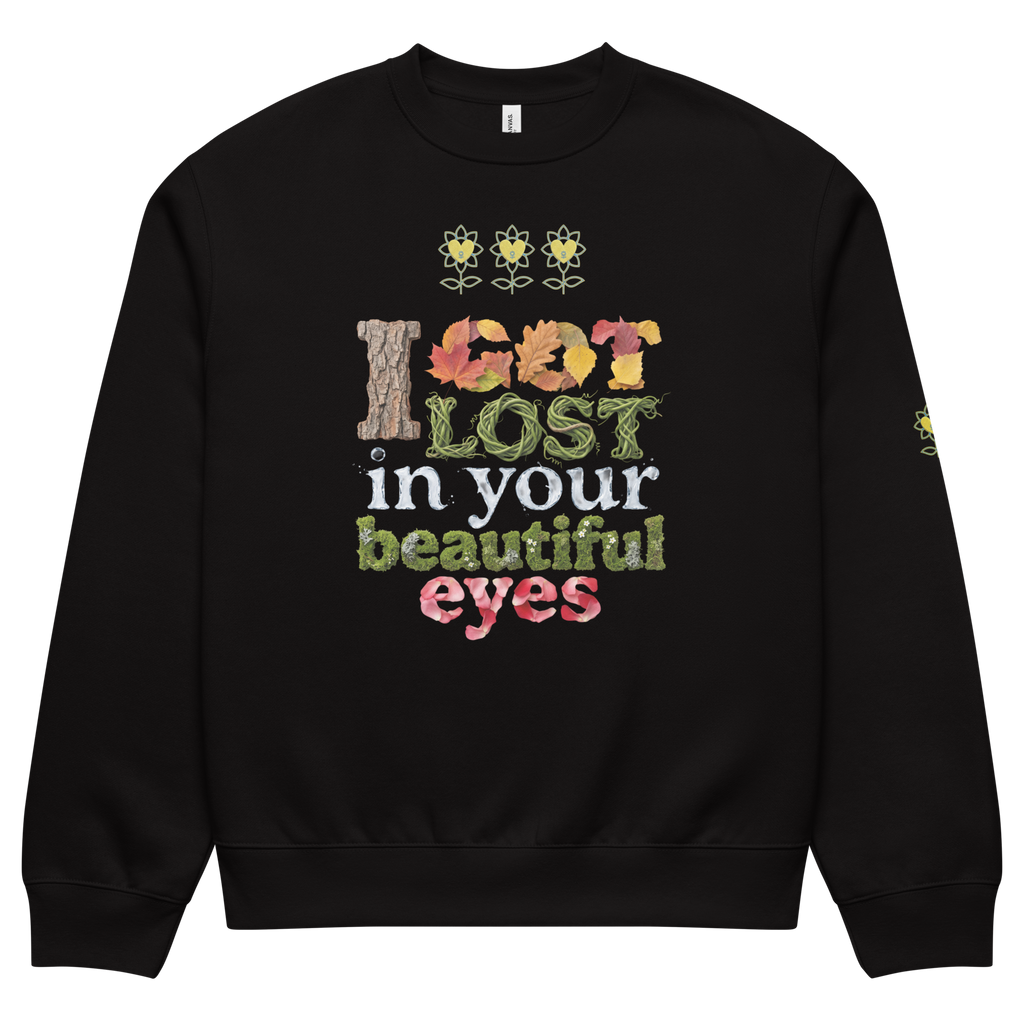 I Got Lost Oversized heavyweight sweatshirt - Alivwood