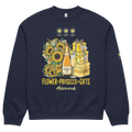 Flower+Prosecco+Gifts Oversized heavyweight sweatshirt - Alivwood