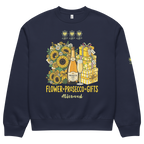Flower+Prosecco+Gifts Oversized heavyweight sweatshirt - Alivwood