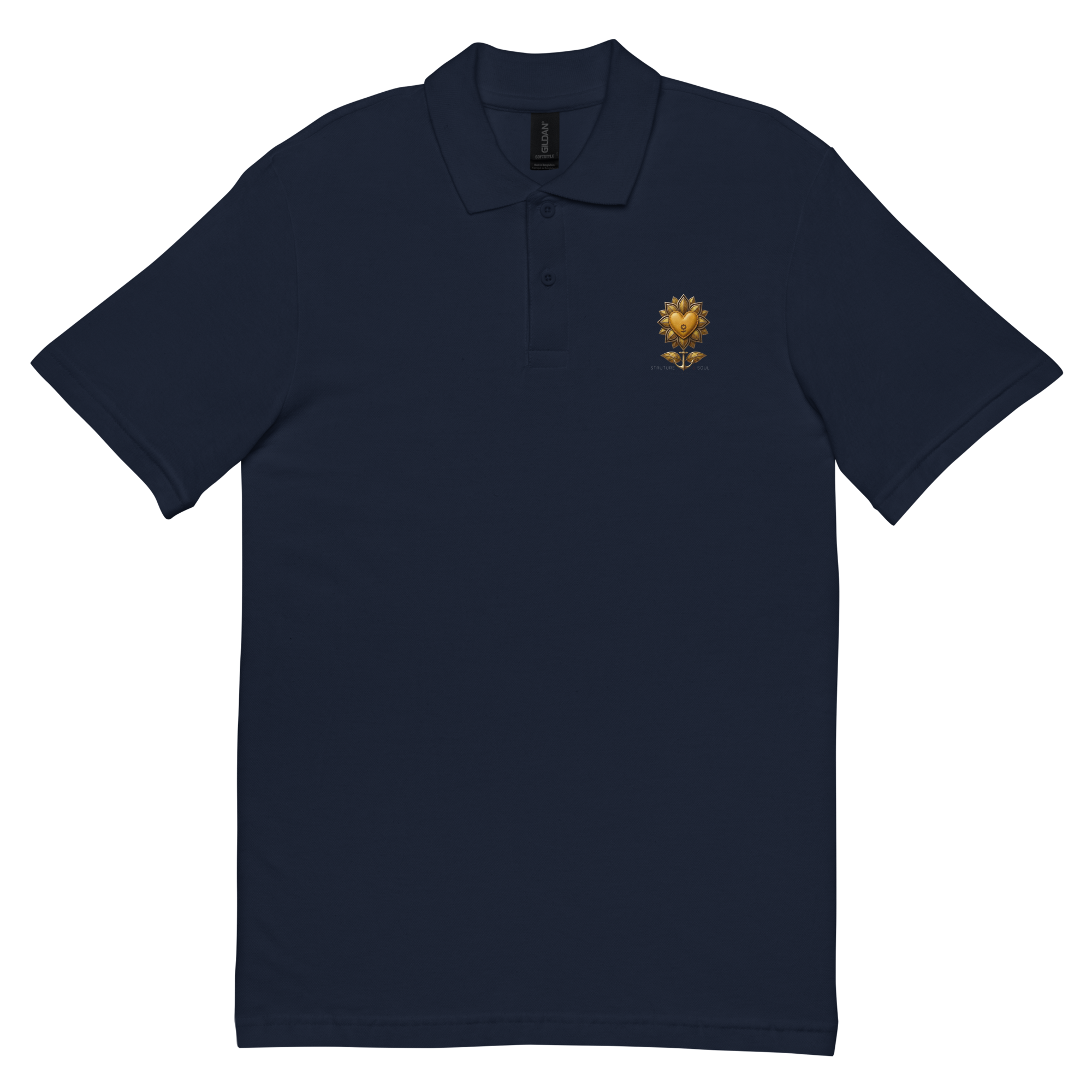 Structure and Soul Unisex pique polo shirt - Alivwood