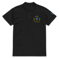 BloomBelieveBright Embroidery Edition Premium pique polo shirt - Alivwood