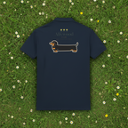 SausageDog Premium pique polo shirt - Alivwood