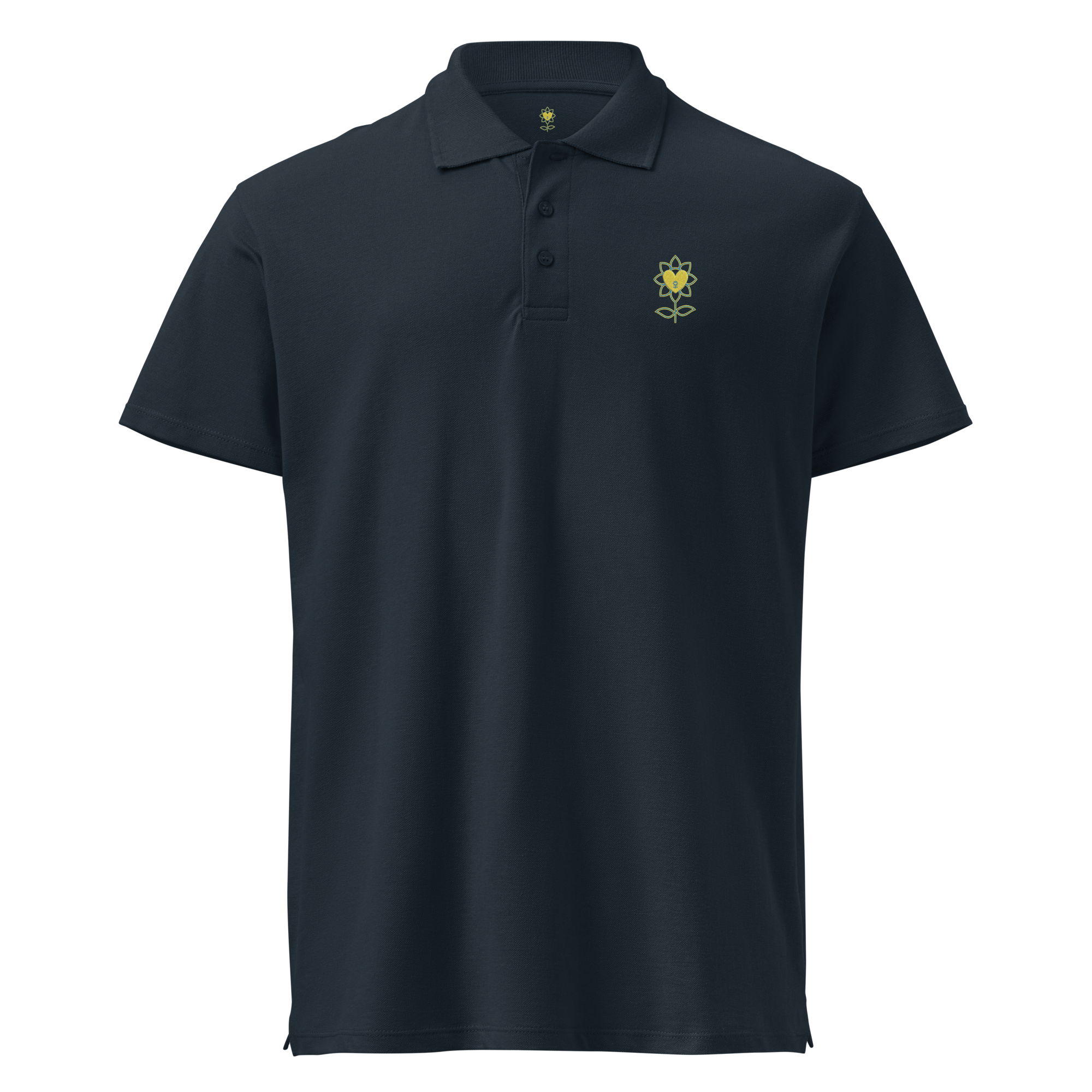 MoonFlower Premium pique polo shirt - Alivwood