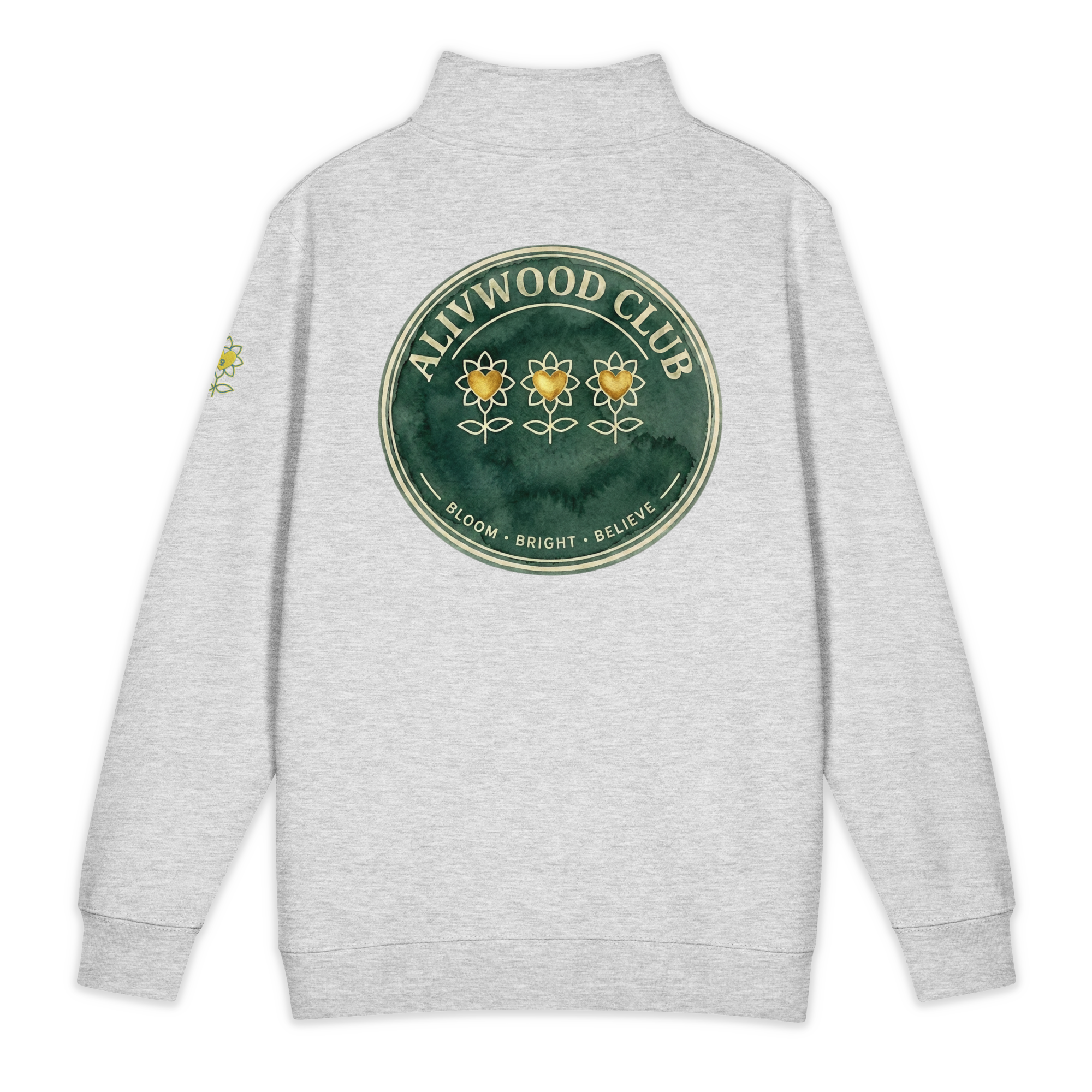 Alivwood Club Lane Seven LS14014 Premium 1/4 Zip Sweatshirt - Alivwood