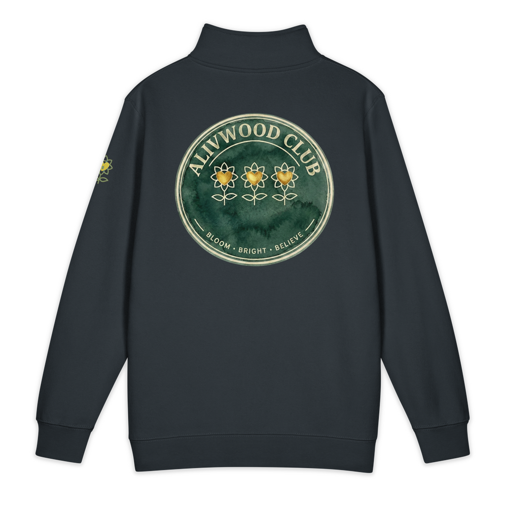 Alivwood Club Lane Seven LS14014 Premium 1/4 Zip Sweatshirt - Alivwood