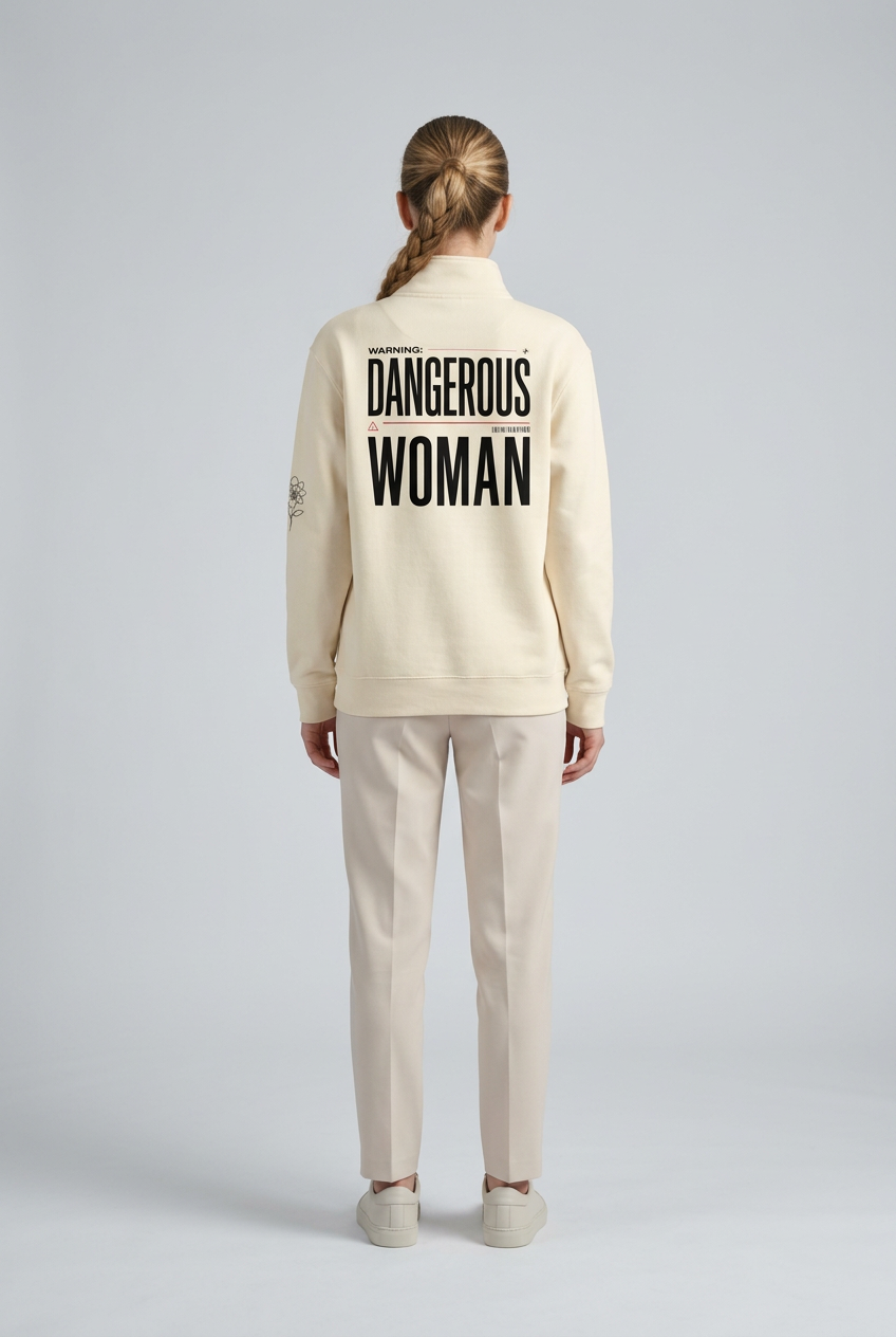 Dangerous Woman Lane Seven LS14014 Premium 1/4 Zip Sweatshirt