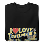 TravelBRUXELLES Unisex Premium Sweatshirt - Alivwood