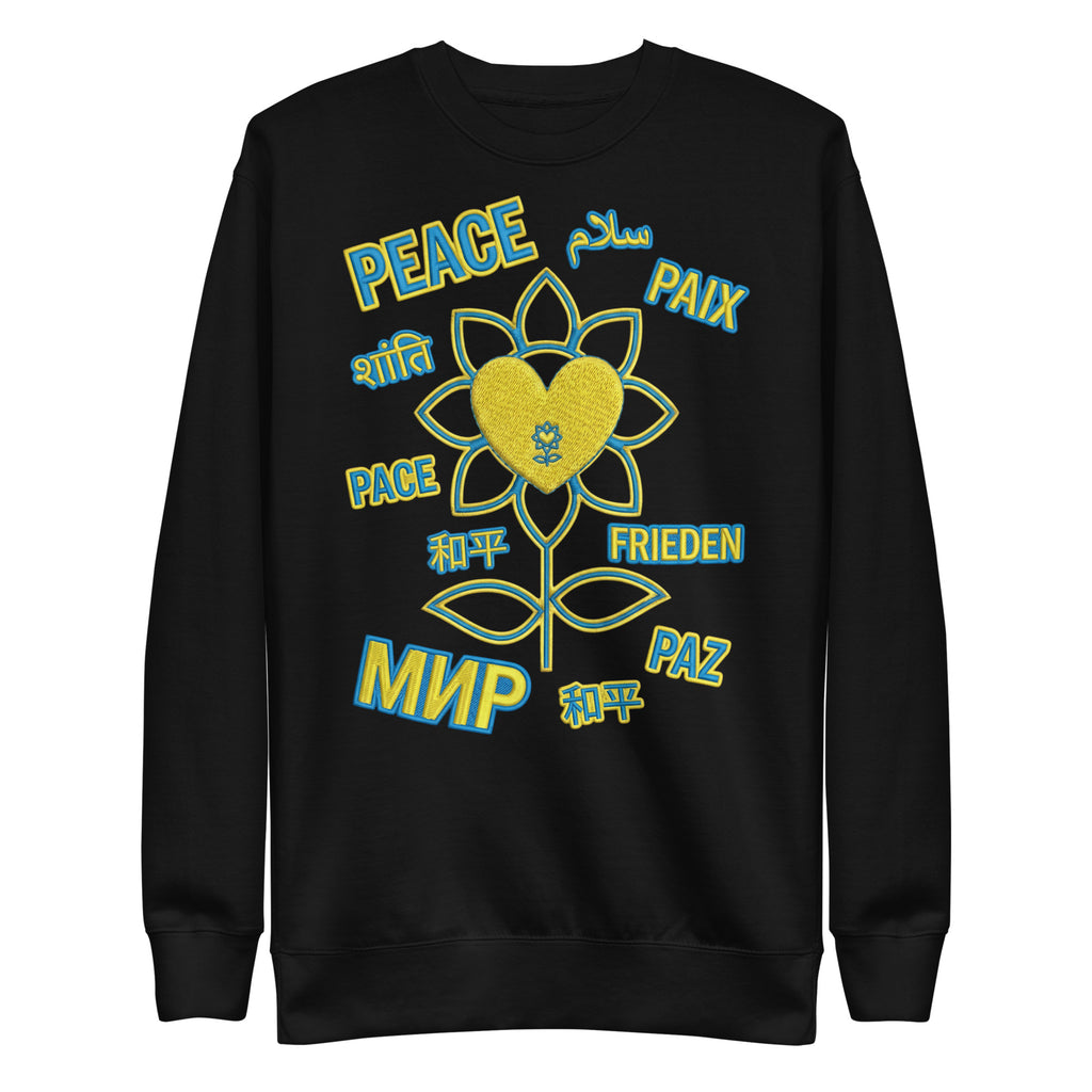 FlowerPeace Unisex Premium Sweatshirt UA - Alivwood