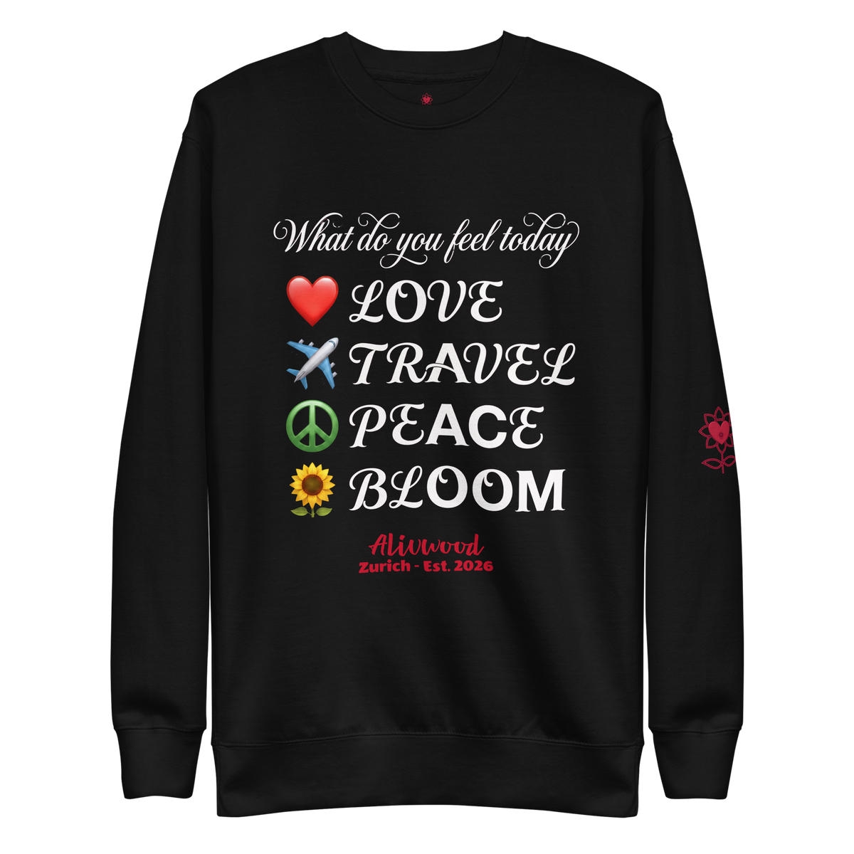 What do you feel today Unisex Premium Sweatshirt - Alivwood