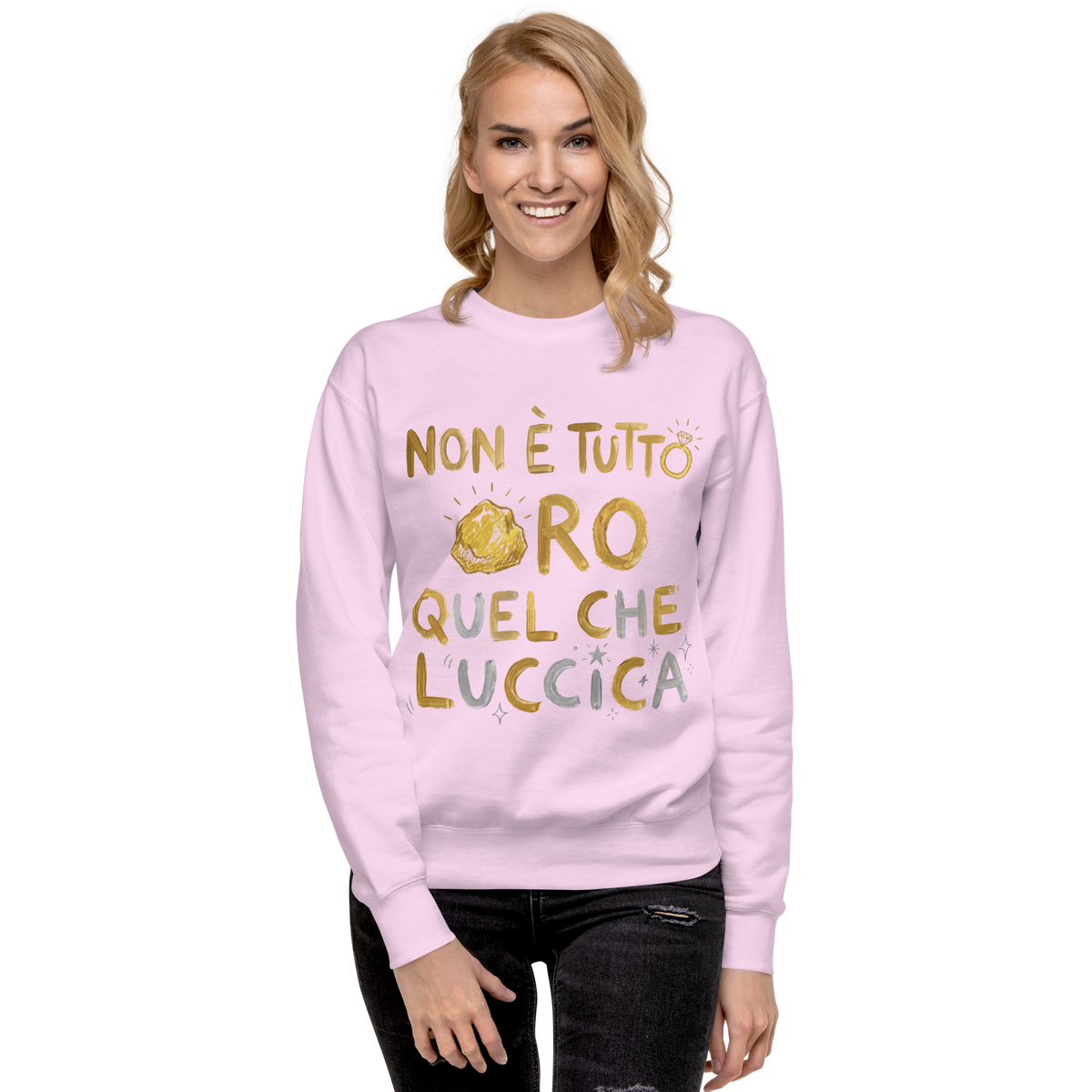 Non è tutto ORO Unisex Premium Sweatshirt - Alivwood