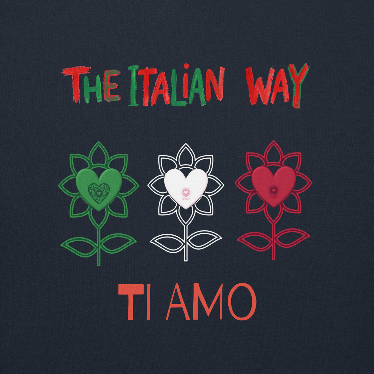 The italian way Unisex Premium Sweatshirt - Alivwood