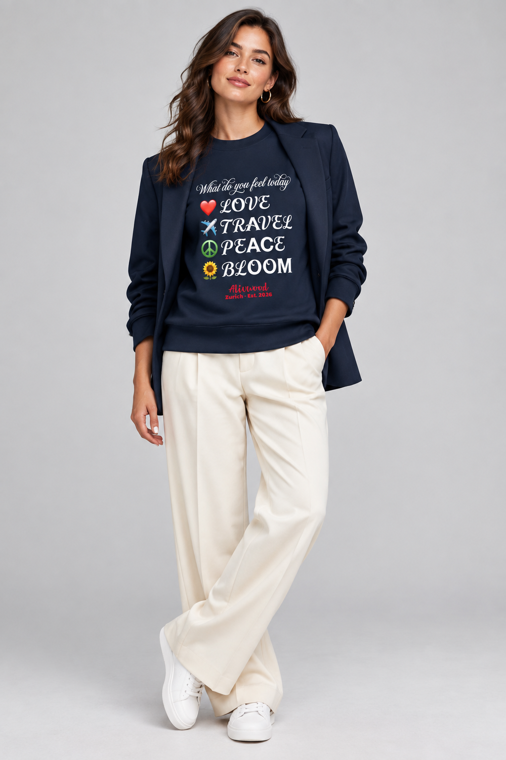 What do you feel today Unisex Premium Sweatshirt - Alivwood
