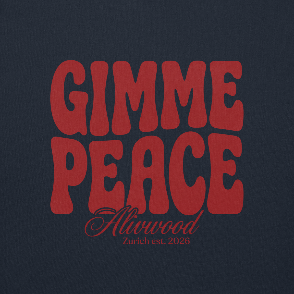 Gimme Peace Unisex Premium Sweatshirt - Alivwood